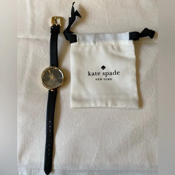kate spade | Accessories | Kate Spade Black Leather Band  display picture 1